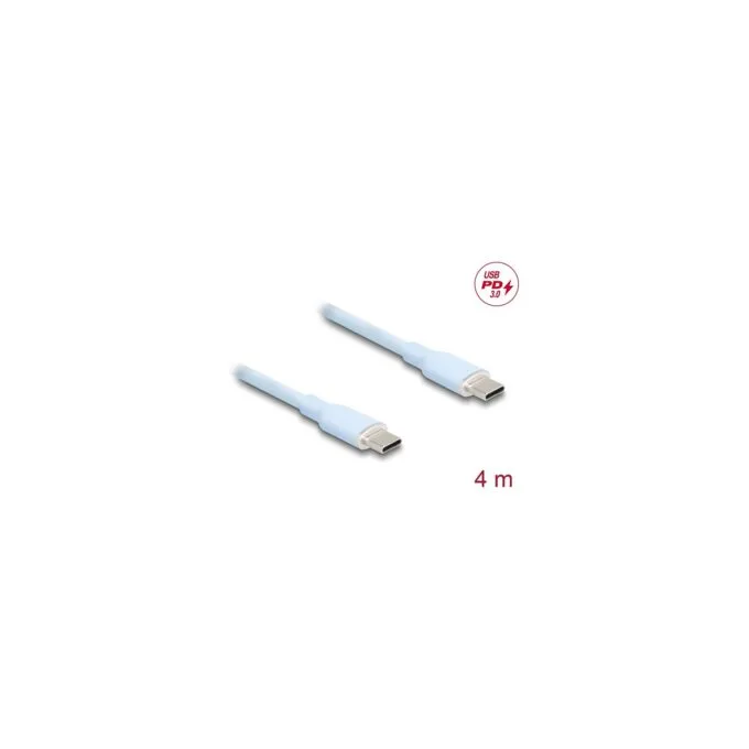 DELOCK USB 2.0 Kabel USB Typ-C St to St PD 3.0 60W 4m blau — image 2