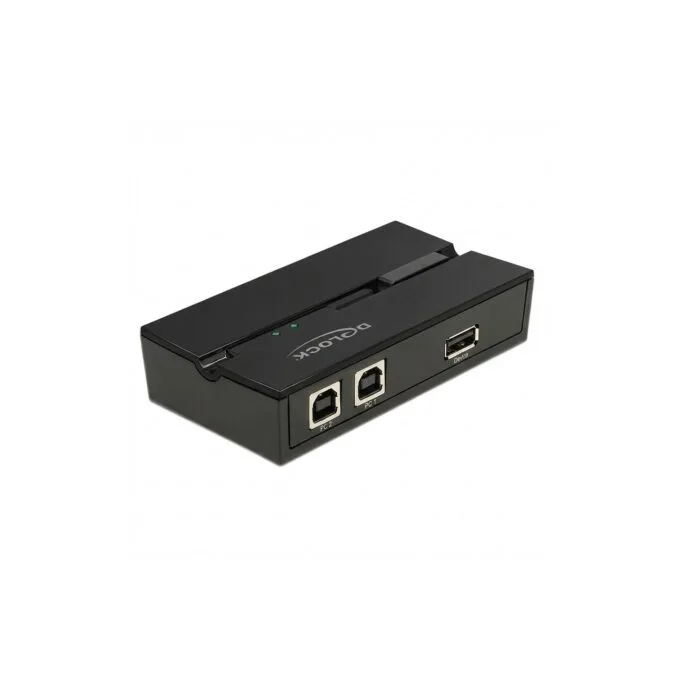 DELOCK USB 2.0 Switch fr 2 PC an 1 Gert — image 1