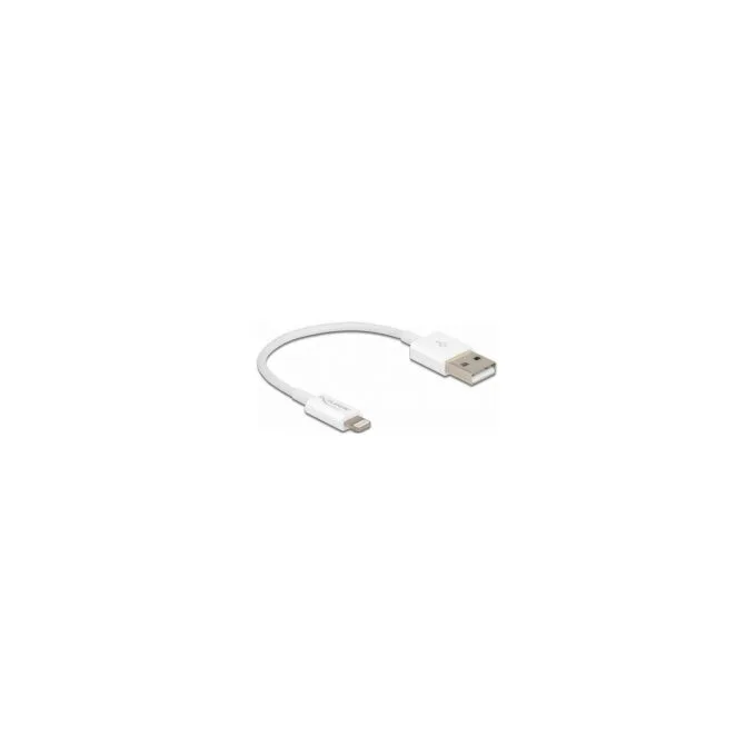 Delock USB 2.0 to Lightning (ST-ST) 0.15m Ladekabel Weiß — image 1