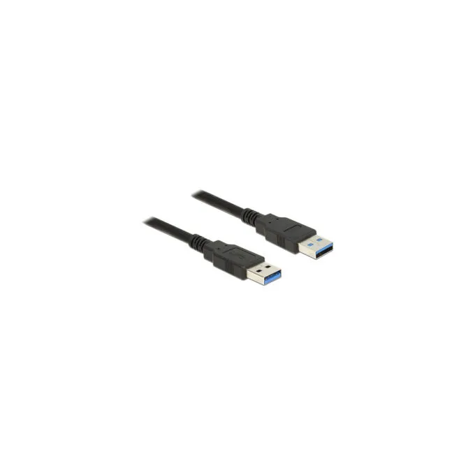 Delock USB 5 Gbps Kabel Typ-A Stecker zu Typ-A Stecker 3 m schwarz — image 1