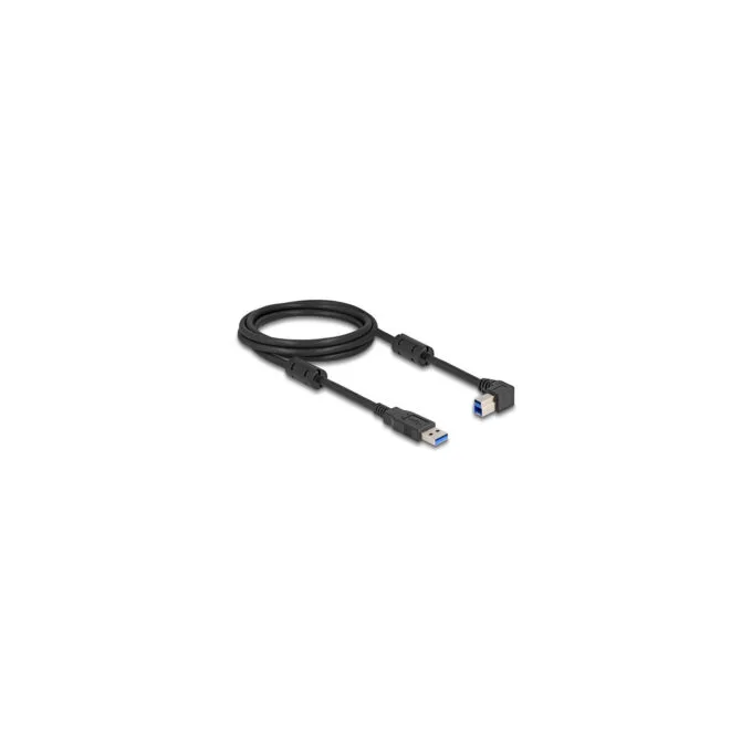 Delock USB 5 Gbps Kabel Typ-A Stecker zu Typ-B Stecker 90° rechts gewinkelt 2 m — image 1