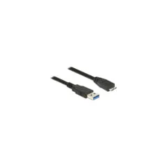 Delock USB 5 Gbps Kabel Typ-A Stecker zu Typ Micro-B Stecker 1 m schwarz