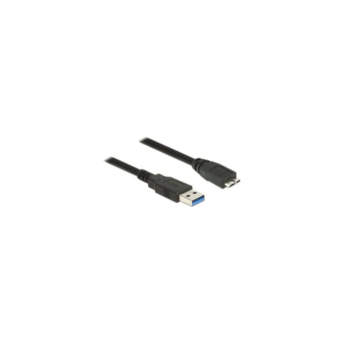 Delock USB 5 Gbps Kabel Typ-A Stecker zu Typ Micro-B Stecker 1 m schwarz — image 1