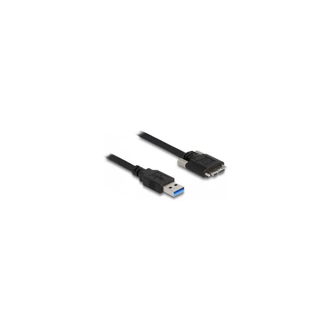 Delock USB 5 Gbps Kabel Typ-A Stecker zu Typ Micro-B Stecker mit Schrauben 1 m — image 2