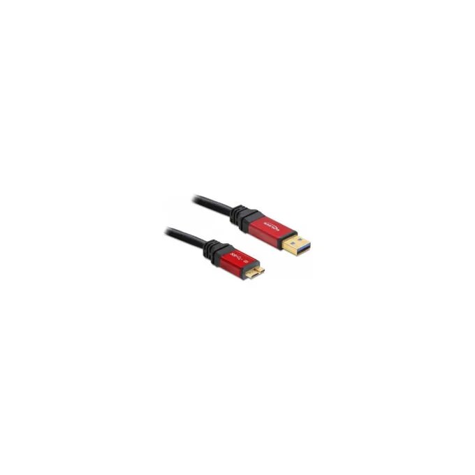 Delock USB 5 Gbps Kabel Typ-A Stecker zu USB 5 Gbps Typ Micro-B Stecker 5 m Premium — image 1