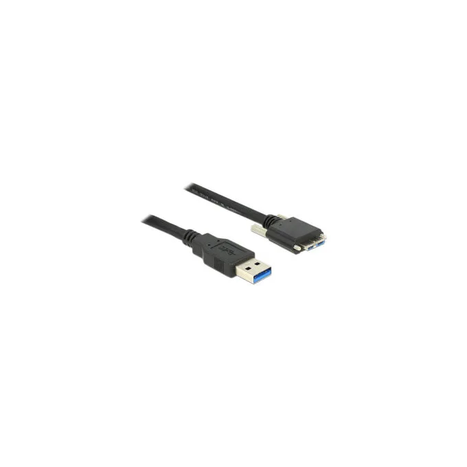 Delock USB 5 Gbps Kabel Typ-A Stecker zu USB 5 Gbps Typ Micro-B Stecker mit Schrauben 3 m — image 2