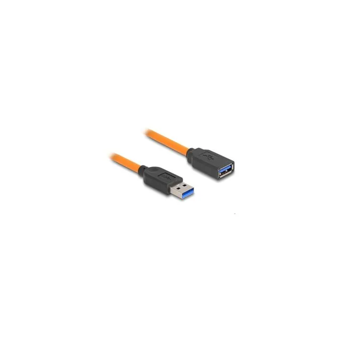 DELOCK USB 5 Gbps Kabel USB Typ-A Stecker zu USB Typ-A Buchse fur Tethered Shooting 1m orange — image 2