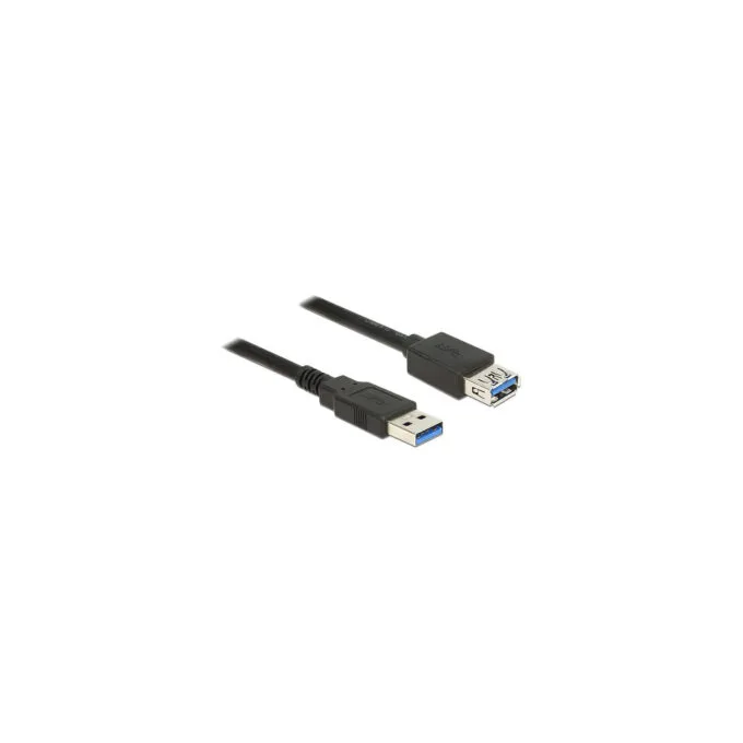 Delock USB 5 Gbps Verlängerungskabel Typ-A Stecker zu Buchse 1.5 m schwarz — image 1