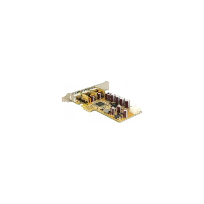 Delock - USB-Adapter - PCIe 1.1 - PoweredUSB 2.0 (12 V) x 2 + PoweredUSB 2.0 (24 V) x 1 — image 2