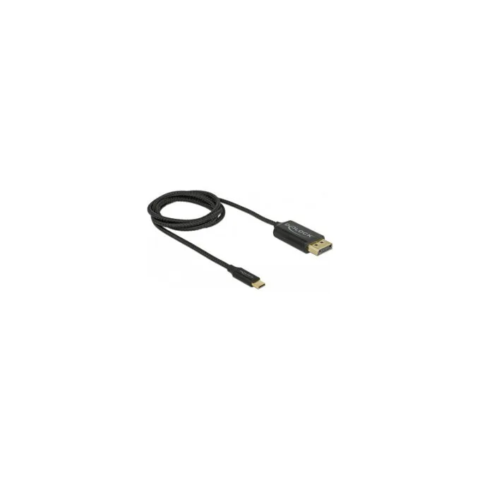 Delock USB Kabel Type-C zu DisplayPort (DP Alt Mode) 4K 60 Hz 1 m koaxial — image 1