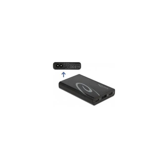 Delock USB Ladegerät 2 x USB Type-CTM PD 3.0 + 1 x USB Typ-A mit 60 W — image 2