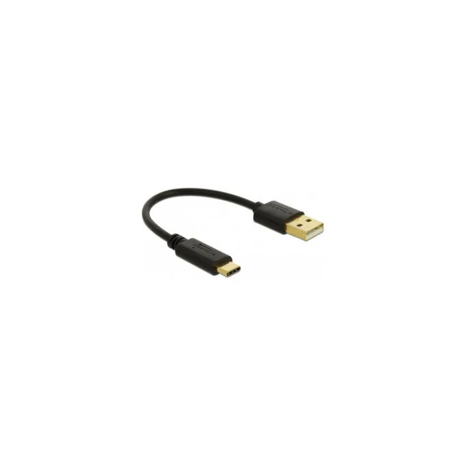 Delock USB Ladekabel Typ-A zu USB Type-CTM 15 cm — image 1