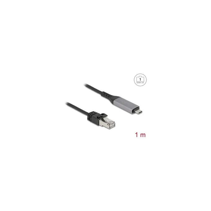 Delock USB LAN Kabel USB Type-CTM zu RJ45 Gigabit Ethernet 1 m — image 2