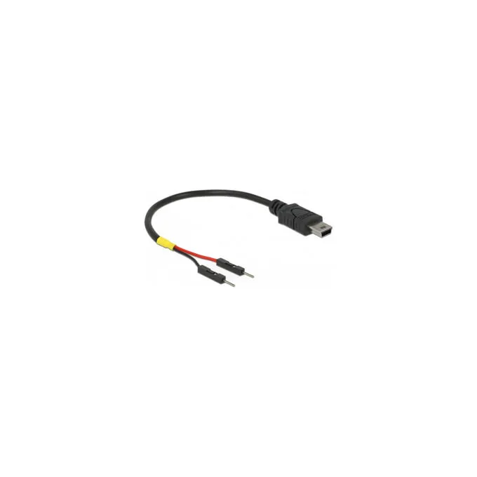Delock USB Stromkabel Mini-B auf 2 x Pfostenstecker einzeln Strom 10 cm — image 1
