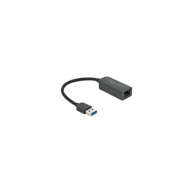 Delock USB Typ-A Netzwerk Adapter 2.5 Gigabit LAN 1 x RJ45 kompakt — image 1