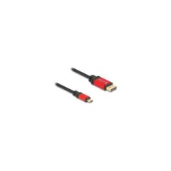 DELOCK ?USB Type-C zu DisplayPort Kabel DP Alt Mode 8K 30 Hz mit HDR Funktion 3m rot