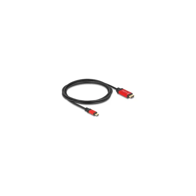 DELOCK ?USB Type-C zu HDMI Kabel DP Alt Mode 8K 60 Hz mit HDR Funktion 2m rot — image 2