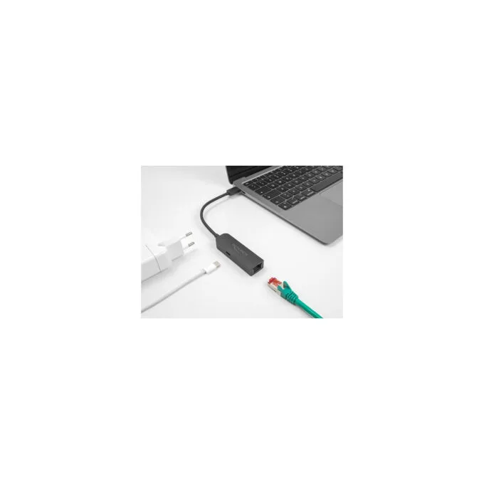 Delock USB Type-CTM Adapter zu 2.5 Gigabit LAN mit Power Delivery 100 Watt — image 2
