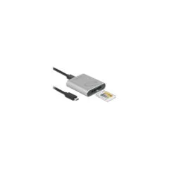 Delock USB Type-CTM Card Reader im Aluminium Gehäuse für CFexpress Speicherkarten