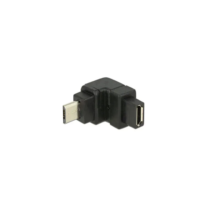 Delock USB2.0Micro-B USB2.0Micro-B Schwarz — image 1