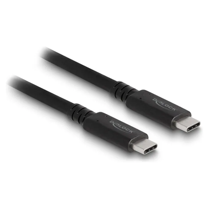 Delock USB4TM 40 Gbps Kabel koaxial 1.2 m USB PD 3.1 Extended Power Range 240 W — image 1