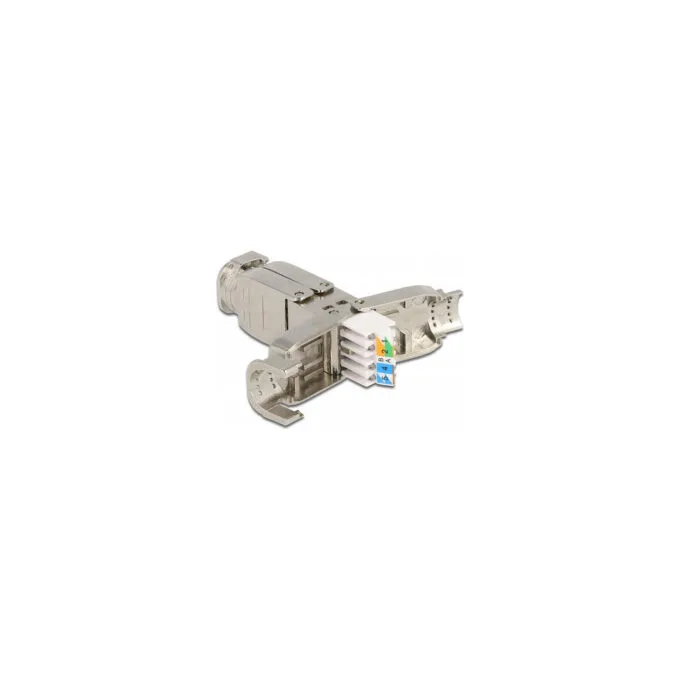 Delock Verbinder für Netzwerkkabel Cat.6 STP werkzeugfrei — image 2