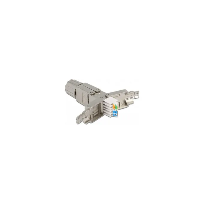 Delock Verbinder für Netzwerkkabel Cat.6A STP werkzeugfrei — image 2