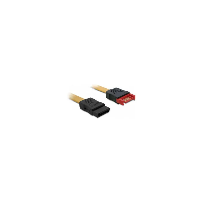 Delock Verlängerungskabel SATA 3 Gb s Stecker to SATA Buchse 100 cm gelb — image 1