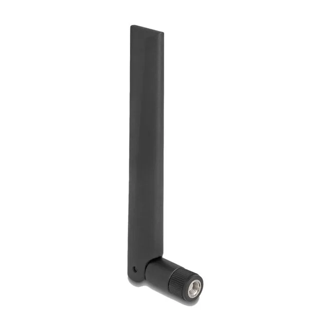 DELOCK WiFi 6E Antenne SMA Stecker 3 dBi omnidirektional mit Kippgelenk schwarz — image 1