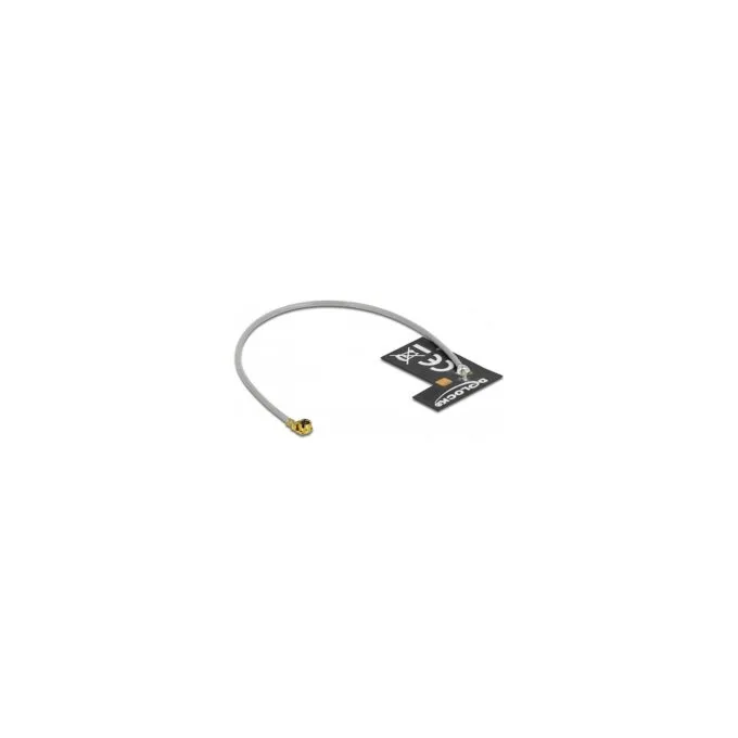 DELOCK WLAN 802.11 b g n Antenne MHF I Stecker 2dBi 1.13 10cm FPC intern Klebemontage — image 1