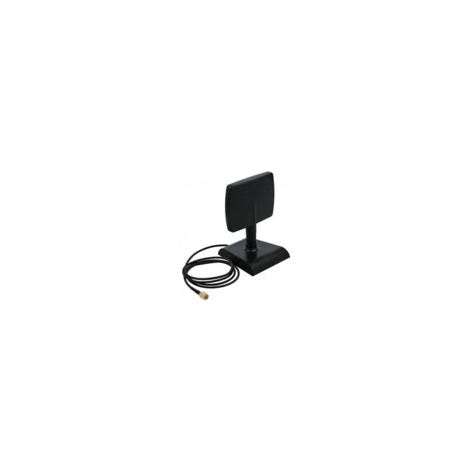 Delock WLAN WiFi 6 Antenne RP-SMA Stecker 4 - 6 dBi direktional mit magnetischem Standfuß mit Kippgelenk — image 1