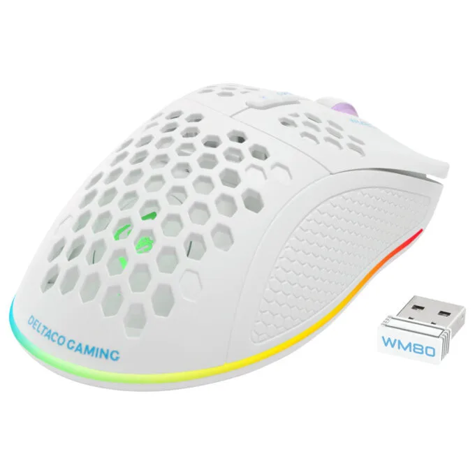 Deltaco Gaming Maus USB. RGB. weiß — image 2