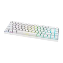 Deltaco Gaming Tastatur WK95R wireless. RGB. weiß
