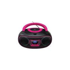 Denver DAB+ Boombox Mit DAB+ FM-Radio. Bluetooth-Funktion.pink