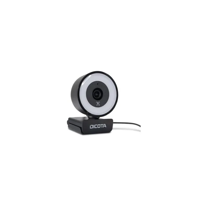 Dicota Webcam Ringlight 5MP black — image 2