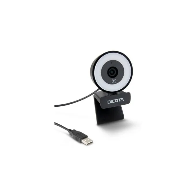 Dicota Webcam Ringlight 5MP black — image 3