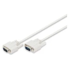 DIGITUS Datatransfer Anschlusskabel, D-Sub9 St St 2.0m seriell