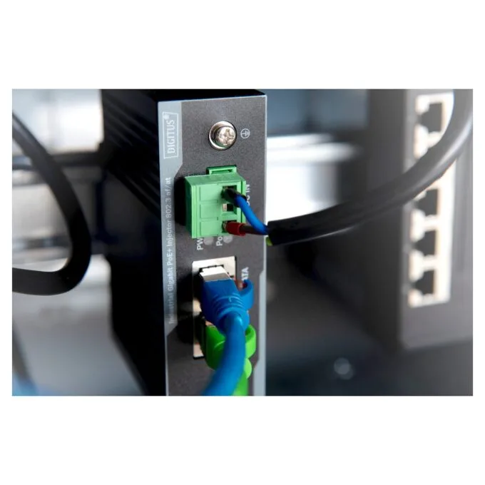 DIGITUS Injektor Gigabit PoE+ 802.3af at 60W — image 2