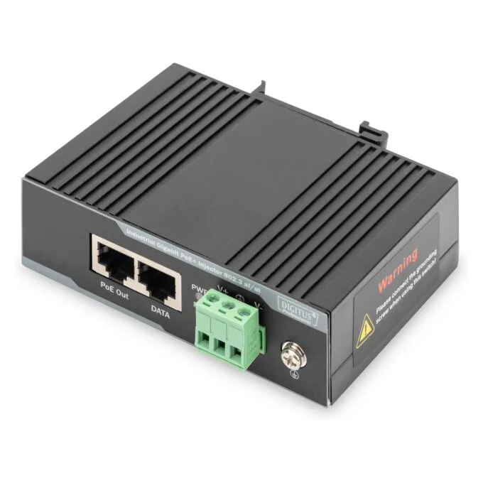 DIGITUS Injektor Gigabit PoE+ 802.3af at 60W — image 1