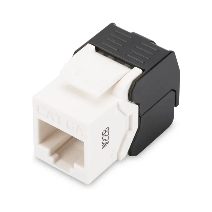 DIGITUS Keystone Jack Cat6a 500MHz ungeschirmt werkzeugfrei — image 1