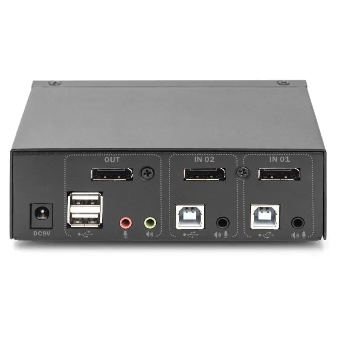 Digitus KVM Switch DisplayPort 2x1 — image 3