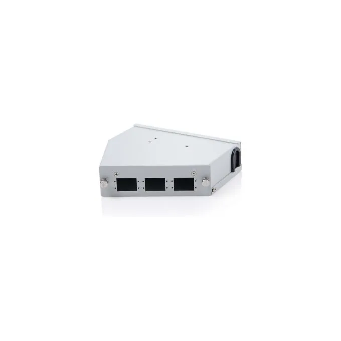 DIGITUS LWL Hutschienen 6 SC DX LC Quad abgewinkelt grau — image 2
