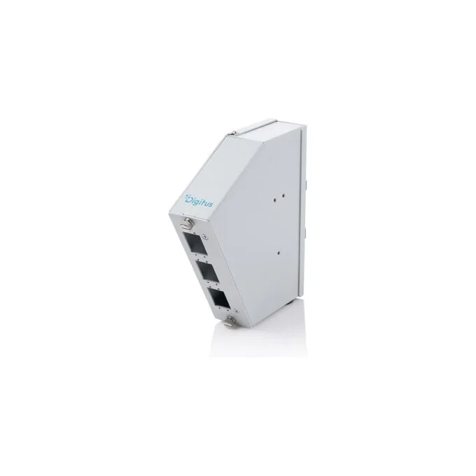 DIGITUS LWL Hutschienen 6 SC DX LC Quad abgewinkelt grau — image 1