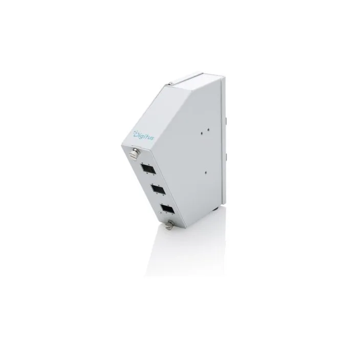 DIGITUS LWL Hutschienen 6 SC SX LC DX abgewinkelt grau — image 1