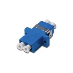 DIGITUS LWL Kupplung LC- to LC Singlemode Duplex OS2 blau