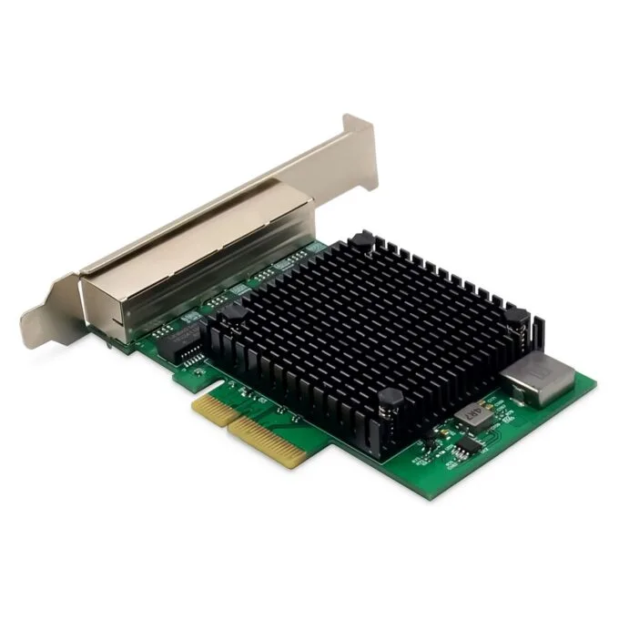 DIGITUS Netzwerkkarte 4Port RJ45 RTL8125B 2.5GBits ServerNIC — image 2
