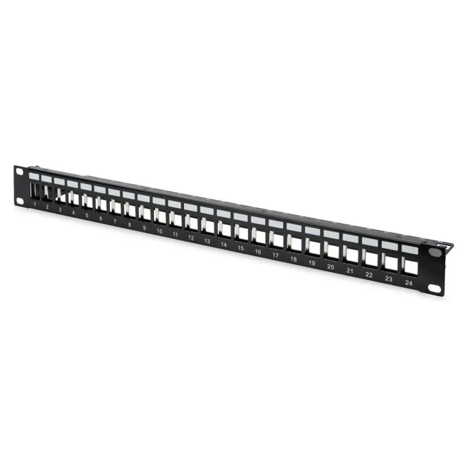 DIGITUS Patchpanel 1HE 24xCat6A Keystone Module geschirmt sc — image 2