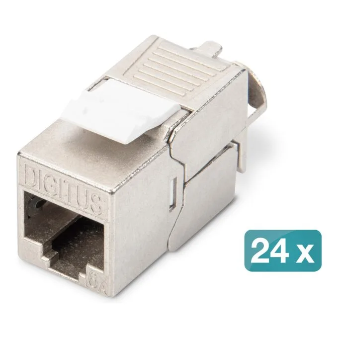 DIGITUS Patchpanel 1HE 24xCat6A Keystone Module geschirmt sc — image 3