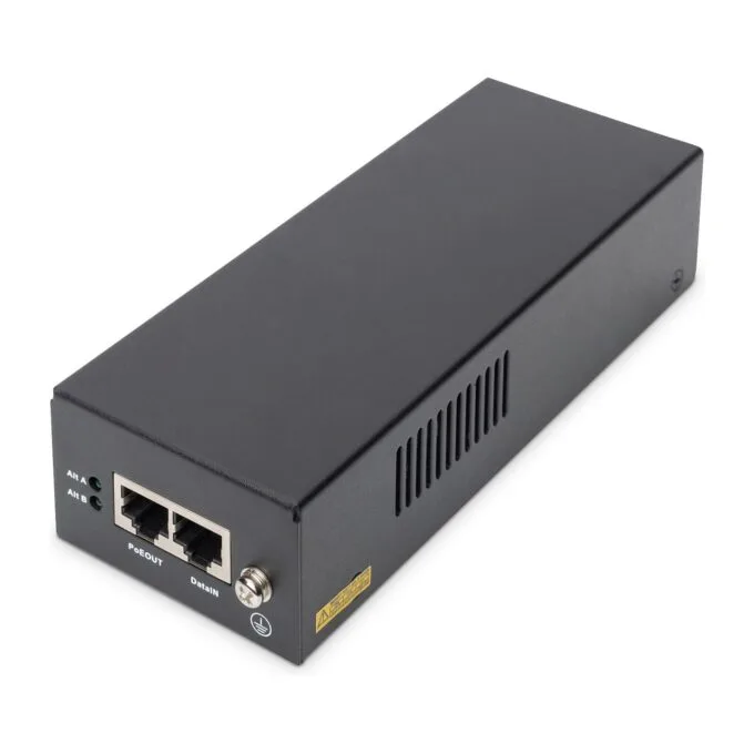 DIGITUS PoE++ Injektor Gigabit Ethernet 802.3bt 85W bis 100m — image 1