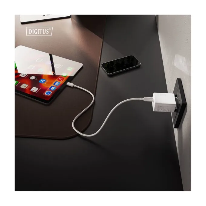 DIGITUS USB GaN Charger 30W. 1x USB-C. 1x USB-A — image 7